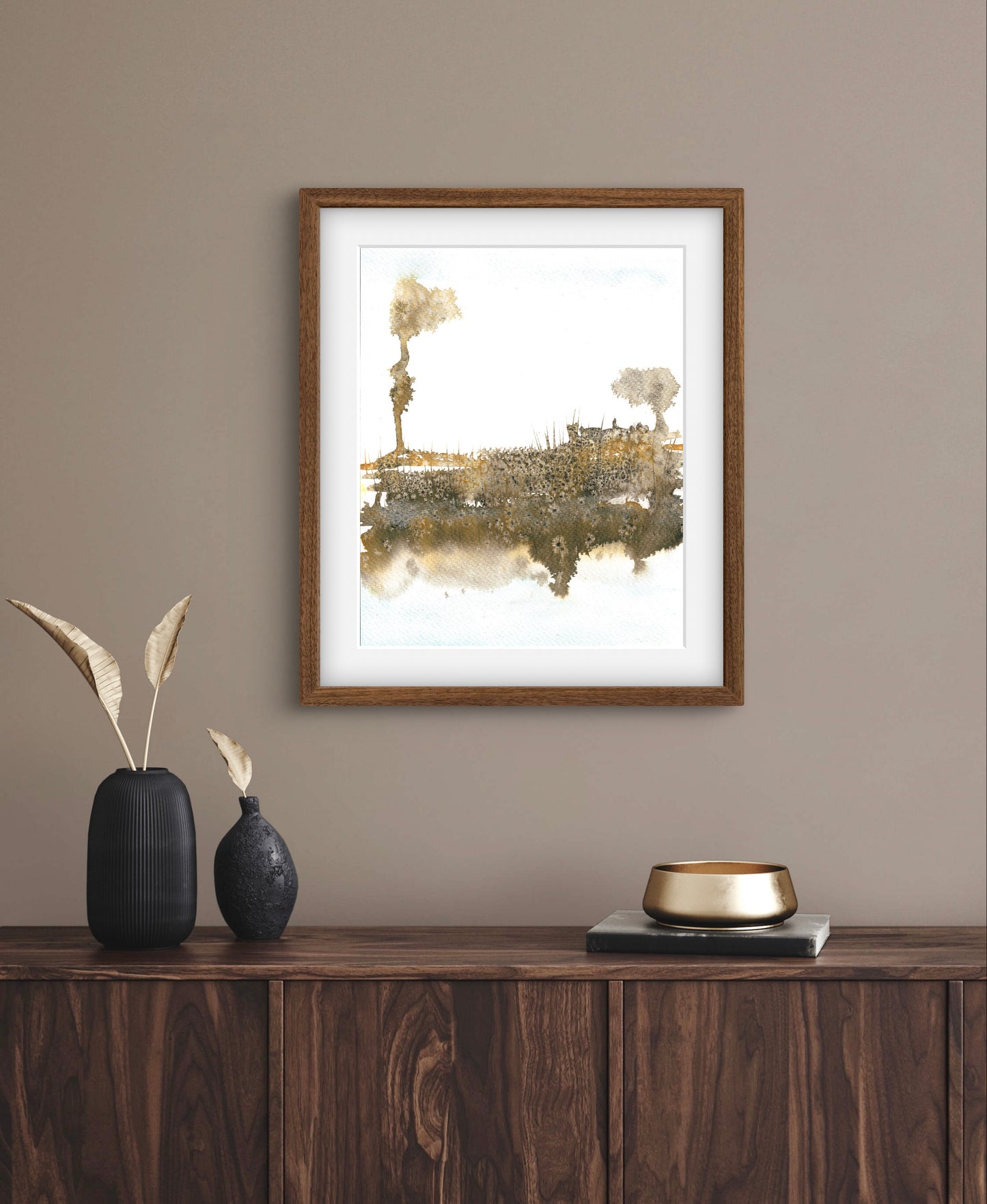 Abstract Fine Art Spring Landscape Modern Wall Print - ZenS Art