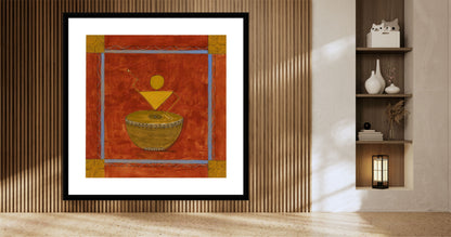 Ethnic Warli Folk Wall Art - III - Traditional Indian Print - ZenS Art