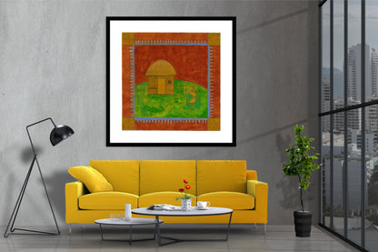 Ethnic Warli Folk Wall Art - IV - Traditional Indian Print - ZenS Art