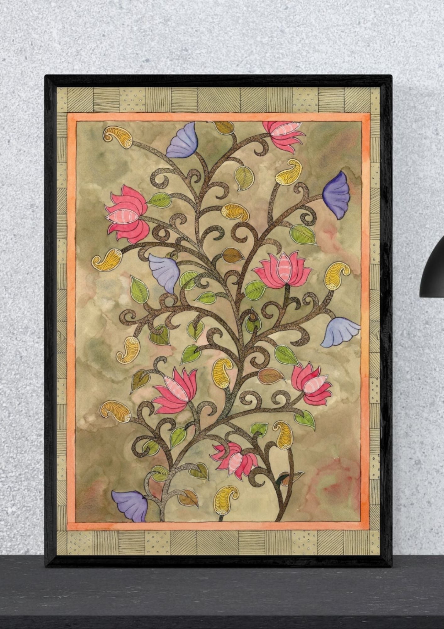 Floral Tree Printable Wall Art | Boho Botanical Nature Artwork (Digital download)