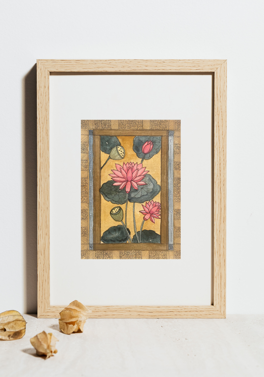 Lotus Flower Printable | Vintage Botanical Decor |Asian-Inspired Wall DecorI Digital Download