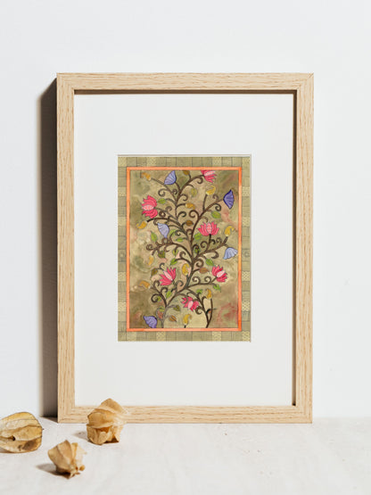 Floral Tree Printable Wall Art | Boho Botanical Nature Artwork (Digital download)