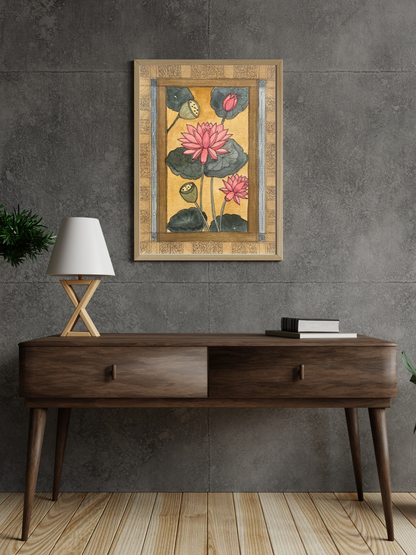 Lotus Flower Printable | Vintage Botanical Decor |Asian-Inspired Wall DecorI Digital Download