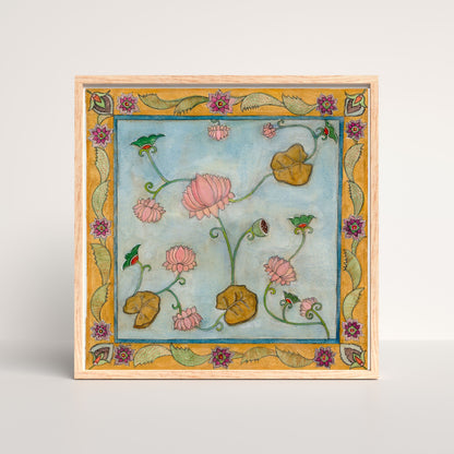 Vintage Folk Floral Printable | Botanical Home decor | Digital Download