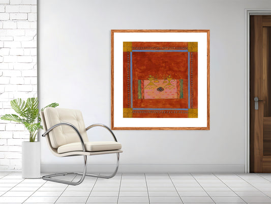 Ethnic Warli Folk Wall Art - I - Traditional Indian Print - ZenS Art