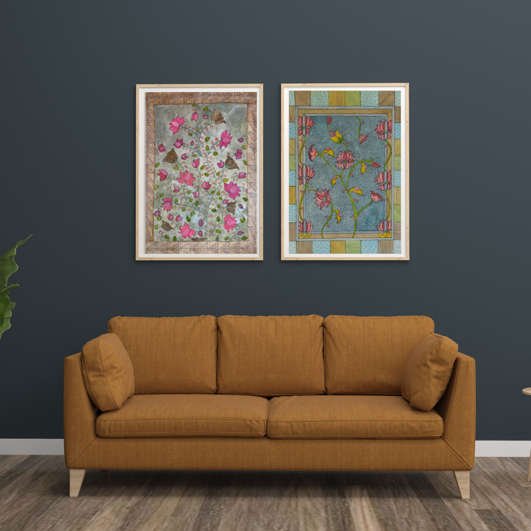 Floral Folk Art Printable Wall Decor | Digital Products 1