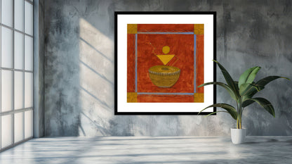 Ethnic Warli Folk Wall Art - III - Traditional Indian Print - ZenS Art