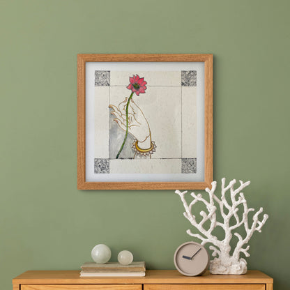 Buddha Hand Watercolour Painting - Fine Art Print | ZenS Art