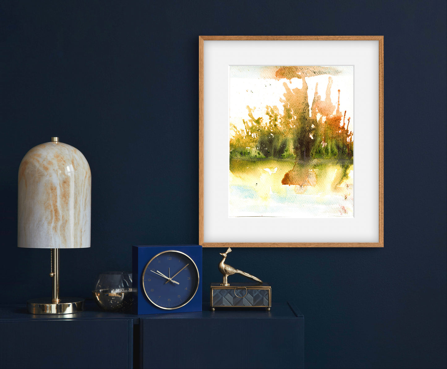 Abstract Art Landscape Wall Art Print - Modern Decor - ZenS Art