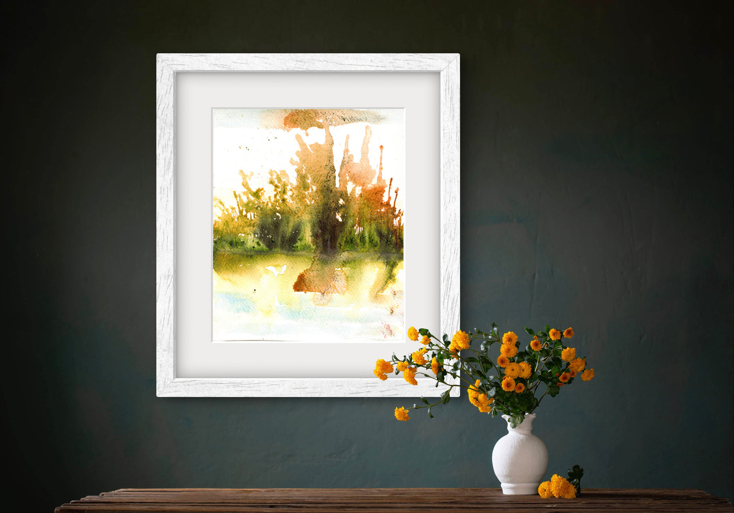 Abstract Art Landscape Wall Art Print - Modern Decor - ZenS Art