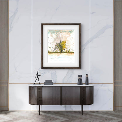 Abstract Art Colorful Spring Scene Wall Art Print - ZenS Art