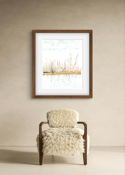 Abstract Landscape Art Early Spring Fine Art Print - ZenS Art