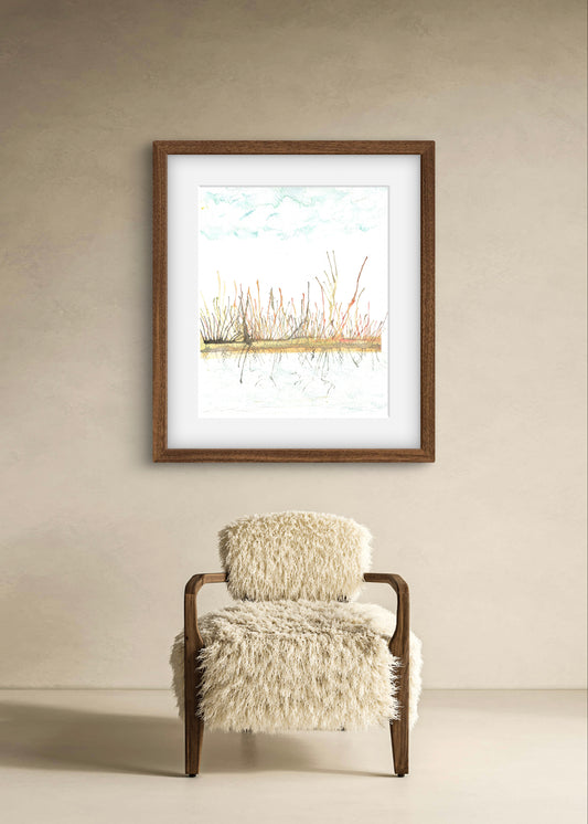 Abstract Landscape Art Early Spring Fine Art Print - ZenS Art