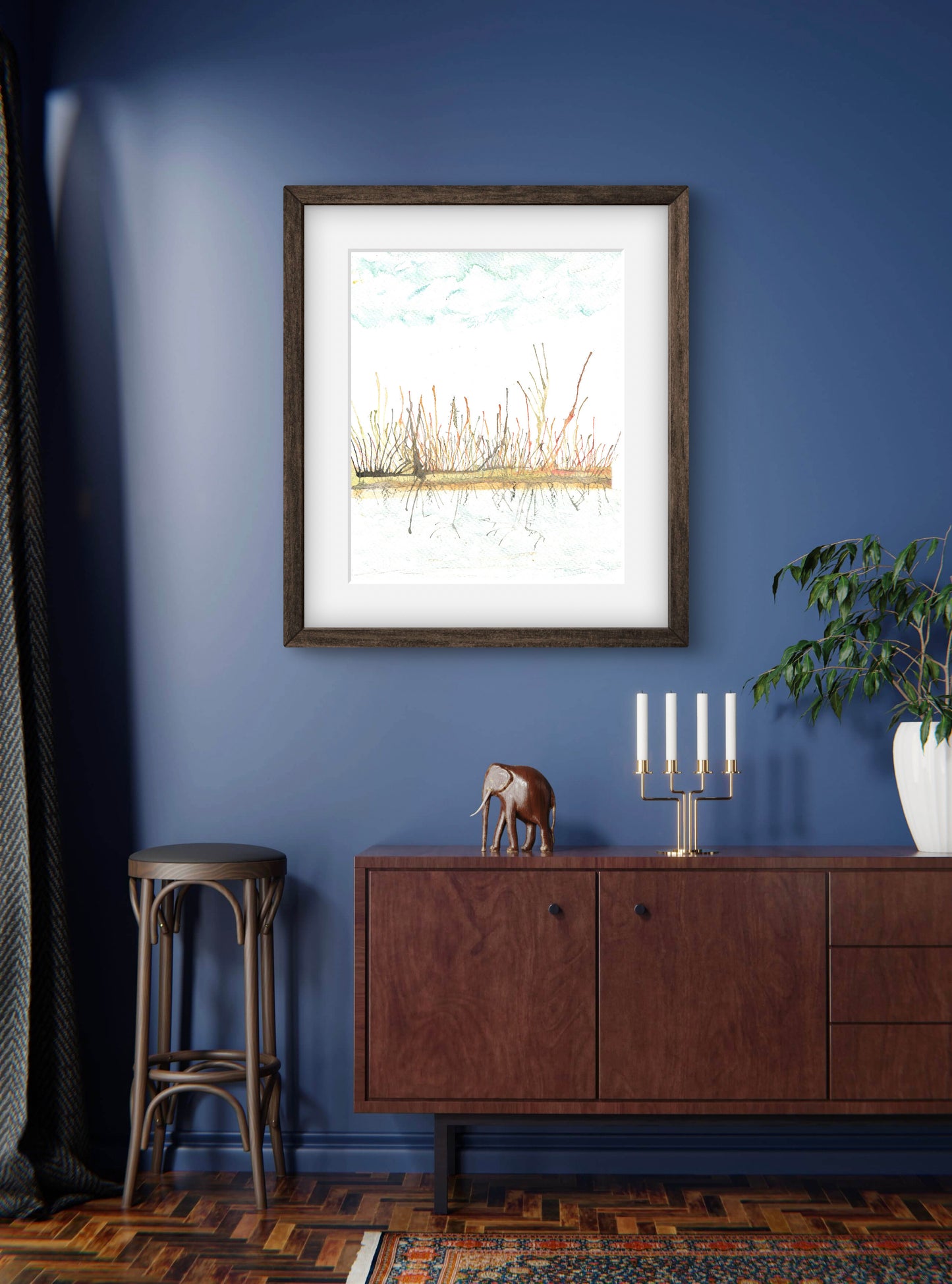 Abstract Landscape Art Early Spring Fine Art Print - ZenS Art