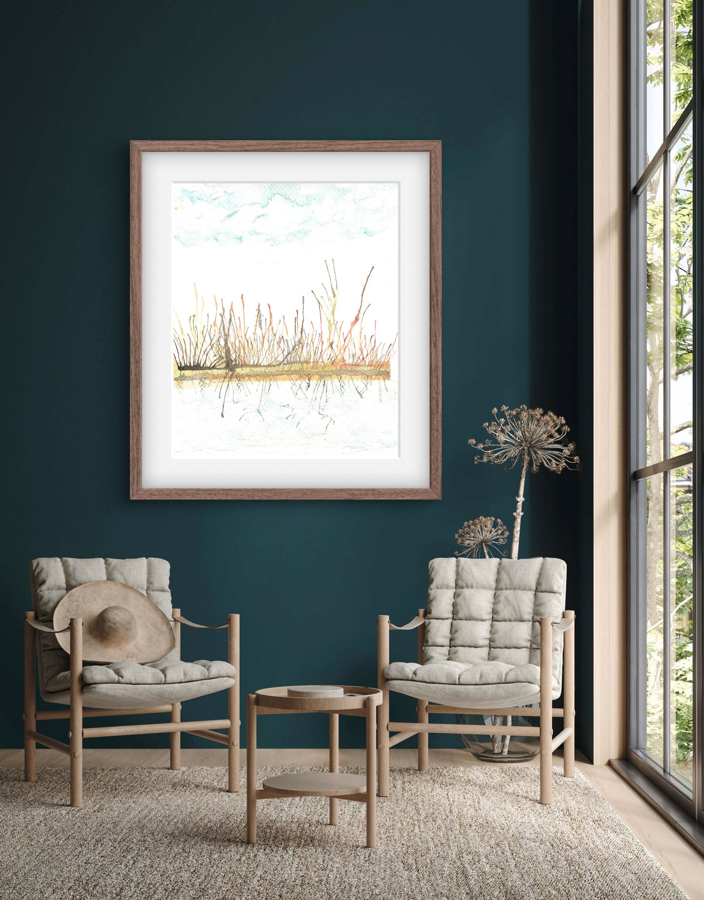 Abstract Landscape Art Early Spring Fine Art Print - ZenS Art