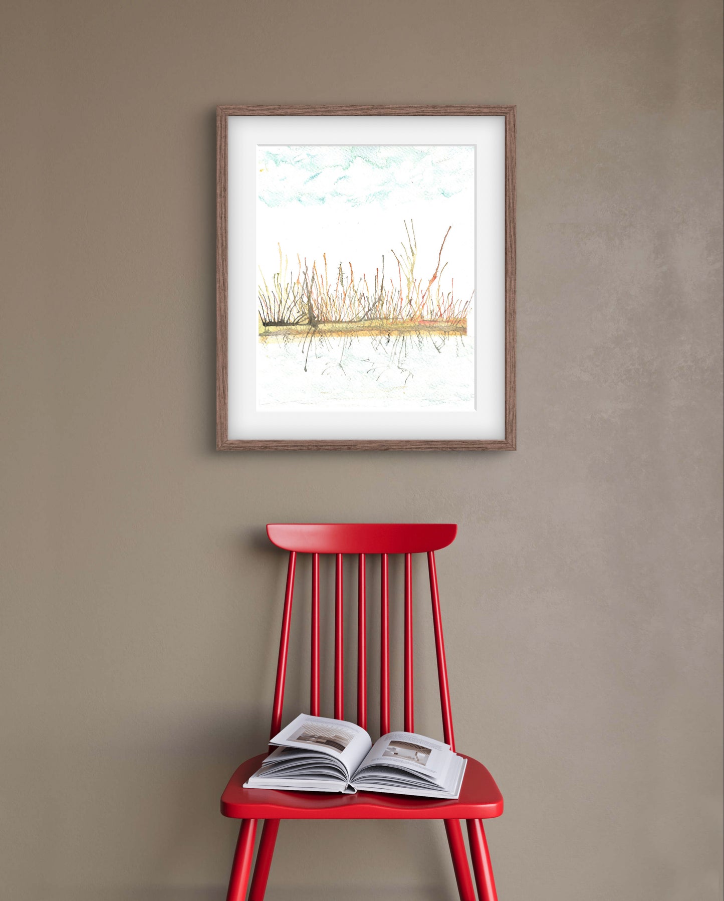 Abstract Landscape Art Early Spring Fine Art Print - ZenS Art