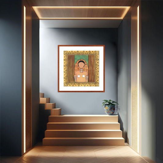 Modern Art Print - Vibrant Contemporary Cubism Style I - ZenS Art