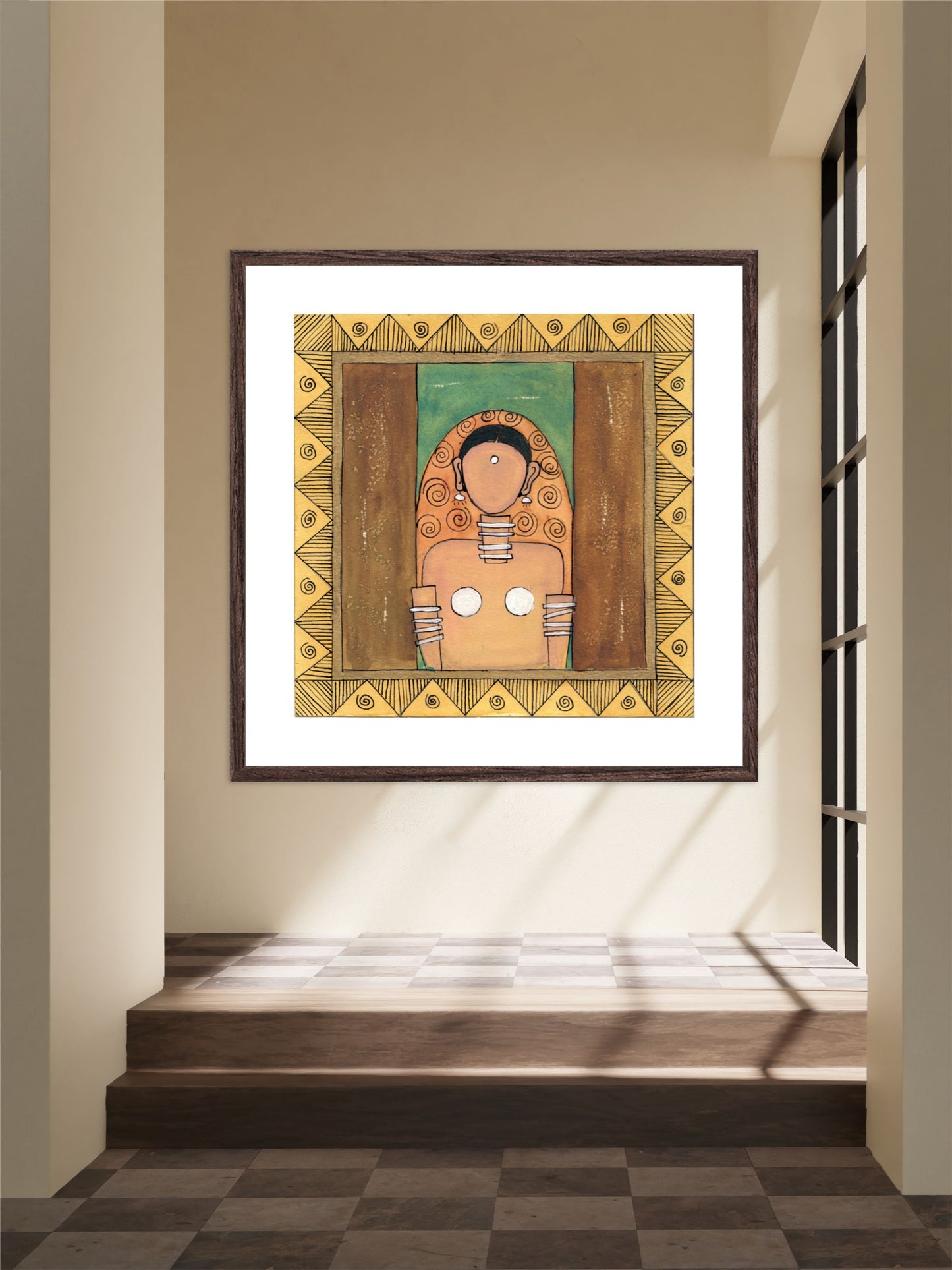 Modern Art Print - Vibrant Contemporary Cubism Style I - ZenS Art