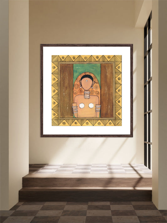 Modern Art Print - Vibrant Contemporary Cubism Style I - ZenS Art