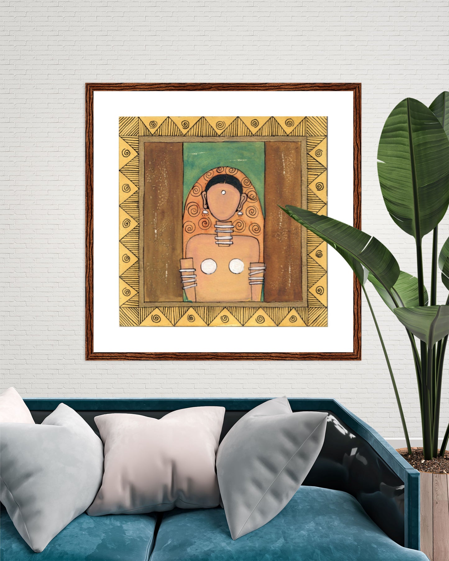 Modern Art Print - Vibrant Contemporary Cubism Style I - ZenS Art