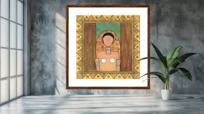 Modern Art Print - Vibrant Contemporary Cubism Style I - ZenS Art