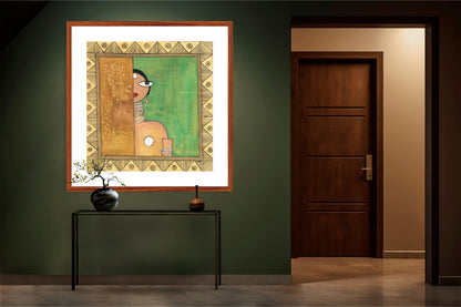 Modern Art Painting Print - Vibrant Contemporary Cubism Style III - ZenS Art