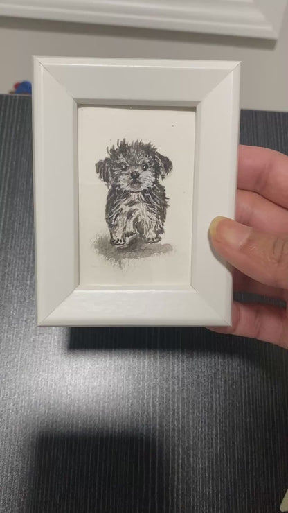 Little Puppy Watercolor Print | Printable Dog Wall Art | Instant Digital Download