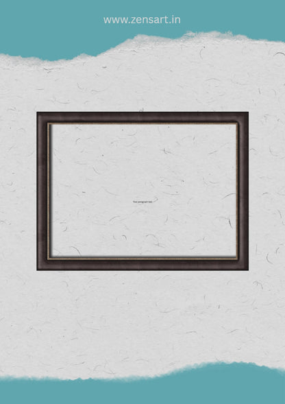 Blue Abstract Watercolor Landscape Wall Art | Minimalist Printable Art